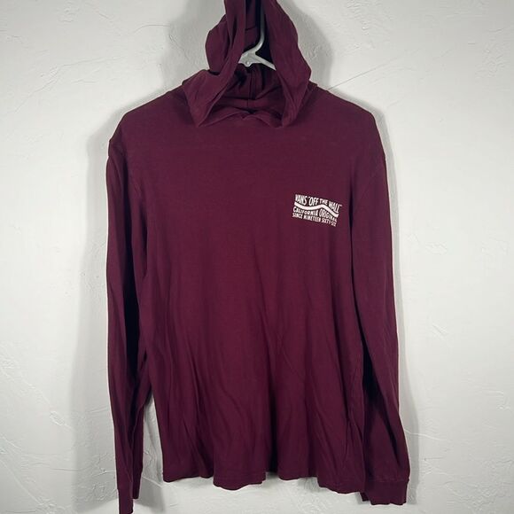 🔥 Vintage VANS Off the Wall Hoodie Lightweight Sweatshirt Skateboard -Men Sz M - Picture 2 of 8